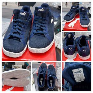 size 9 Navy Puma Men’s Knit Lace up Shoe‎